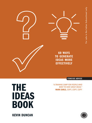 cover image of The Ideas Book